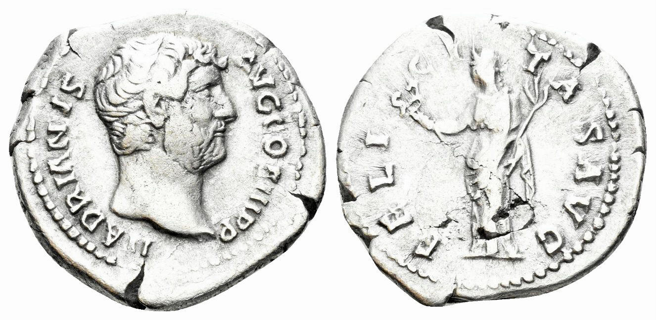 Hadrian. 117-138 AD. AR Denarius (2.87 gm, 18.5mm). Rome