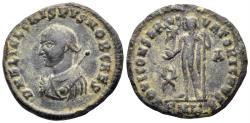 Ancient Coins - Crispus, Caesar. 317-326 AD. AE Follis (2.59g, 18mm). Cyzicus mint. Struck 317-20. RIC 10