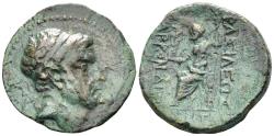 Ancient Coins - Kilikian Kingdom. Tarkondimotos, king of Upper Cilicia. 39-31 BC. AE 21.5mm (4.98g). SNG Levante 1257-1258