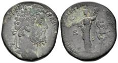 Ancient Coins - Commodus. 177-192 AD. AE Sestertius (19.87g, 29mm). Rome mint. Struck 188/9 AD. RIC 528