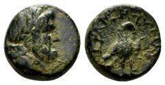 Ancient Coins - Karia, Keramos. 2nd-1st centuries BC. AE 11mm (1.91g). SNG Keckman 91