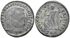 Ancient Coins - Licinius I. 308-324 AD. AE Follis (g, mm). Nicomedia mint. Struck 313-7 AD. RIC 15