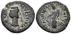 Ancient Coins - Kilikia, Flaviopolis-Flavias. Diva Faustina Senior, died 140/1 AD. AE 15.5mm (2.61g). Dated CY 68 (140/1 AD). RPC IV.3 online 3573