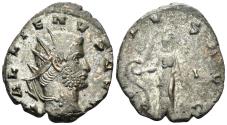 Ancient Coins - Gallienus. 253-268 AD. AE Antoninianus (3.29g, 20mm). Siscia mint. Struck 268 AD. Göbl 1477b