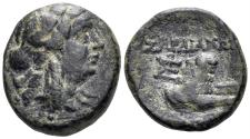 Ancient Coins - Lydia, Sardeis. Circa 133 BC-14 AD. AE 17mm (4.39g). SNG Copenhagen 468