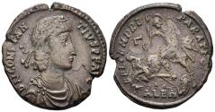 Ancient Coins - Constantius II. 324-361 AD. AE Centenionalis (5.76g, 24mm). Alexandria mint. Struck 351-4 AD. LRBC 2836
