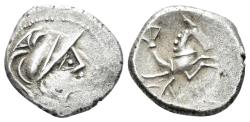 Ancient Coins - Southern Gallia. Allobroges. 121-75 BC. AR Drachm (2.28g, 15mm). D&T 3125
