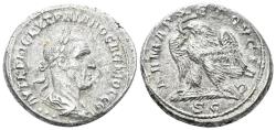 Ancient Coins - Seleucis and Pieria. Antioch. Trajan Decius. 249-251 AD. Billon Tetradrachm (10.17 gm, 27mm). Struck 250/1 AD. Prieur 580