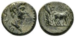 Ancient Coins - Macedon, Uncertain (Philippi?) or Mysia, Parion. Drusus. Caesar, 19-23 AD. AE 18mm (3.34 gm). RPC 1659