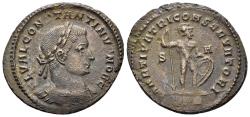 Ancient Coins - Constantine I 'the Great', as Caesar. 306-307 AD. AE Follis (8.53g, 28mm). Treveri mint. Struck 307 AD. RIC 725