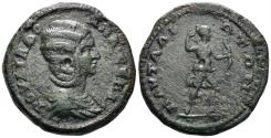 Ancient Coins - Thrace, Pautalia. Julia Domna, Augusta. 193-217 AD. AE Diassarion (9.12g, 24mm). Ruzicka 461; Varbanov 4904