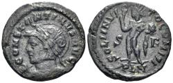 Ancient Coins - Constantine I ‘the Great’. 307-337 AD. AE Follis (3.47g, 21mm). Londinium mint. Struck 313/4 AD. RIC 18
