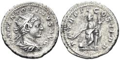 Ancient Coins - Elagabalus. 218-222 AD. AR Antoninianus (4.54g, 23mm). Rome mint. Struck 219/20. RIC 22