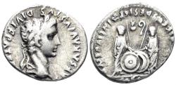 Ancient Coins - Augustus. 27 BC-14 AD. AR Denarius (3.66g, 19mm). Lugdunum mint. Struck 2 BC-4 AD. RIC 207
