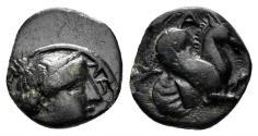 Ancient Coins - Mysia, Lampsakos. 4th-3rd centuries BC. AE 11mm (0.87 gm). SNG France 1223-6