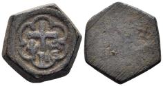 World Coins - France. Henry VI. After 1423. AE Coin weight for the Salut d'Or (3.28g, 16mm). Cf. Withers & Withers, p.54