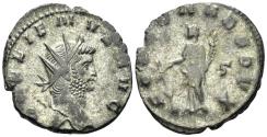 Ancient Coins - Gallienus. 253-268 AD. AE Silvered Antoninianus (3.26g, 21mm). Rome mint. Struck 267/8 AD. RIC 193 var.