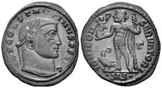 Ancient Coins - Constantine I "the Great". 307-337 AD. AE Follis (3.69g, 22mm). Siscia mint. Struck 315/6 AD. RIC 15