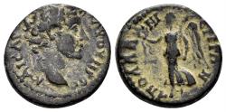 Ancient Coins - Lydia, Apollonoshieron. Marcus Aurelius as Caesar. 139-161 AD. AE 16mm (2.48 gm). Struck 144-161 AD. RPC Online 1624 (temporary)