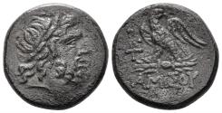 Ancient Coins - Pontus, Amisos. Circa 85-65 BC. AE 20.5mm (8.03g). SNG Stancomb 705