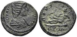 Ancient Coins - Thrace, Pautalia. Julia Domna, Augusta. 193-217 AD. AE Diassarion (6.77g. 21.5mm). Varbanov 4923