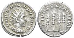 Ancient Coins - Philip I Arabs. 244-249 AD. AR Antoninianus (4.01g, 22mm). Rome mint. Struck 247-9 AD. RIC 62