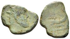 Ancient Coins - Postumus. 259-269. AE Dupondius (4.06g, 22mm). Irregular mint. Circa 266/7 AD. Cf. RIC 208