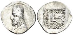 Ancient Coins - Parthian Kingdom. Mithradates III. 87-80 BC. AR Drachm (4.01g, 21mm). Ekbatana mint. Sellwood 31.5 (Orodes I)