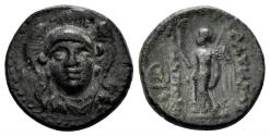 Ancient Coins - Seleukid Kingdom. Antiochos I Soter. 281-261 BC. AE 14mm (2.28 gm). Smyrna or Sardis mint. SC 315a
