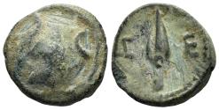 Ancient Coins - Pisidia, Selge. Circa 200-30 BC. AE 12mm (1.41g). SNG BN 1930-4