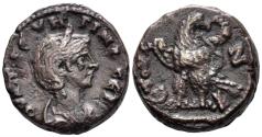 Ancient Coins - Egypt, Alexandria. Severina, wife of Aurelian. 274-275 AD. BI Tetradrachm (7.58g, 18mm). Struck 275 AD. Dattari-Savio Pl. 279, 5507
