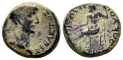Ancient Coins - Phrygia, Philomelion. Claudius 41-54 AD. AE 17mm (5.04 gm). Brocchos, magistrate. RPC I 3247
