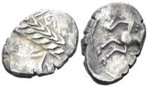 Ancient Coins - Celtic Southern Gaul. Allobroges. 2nd-1st centuries BC. AR Quinarius (2.23g, 17mm). DT 3117