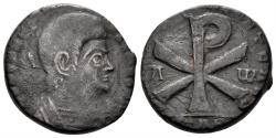 Ancient Coins - Magnentius. 350-353. AE Double Centenionalis (6.63g, 22mm). Treveri mint. Struck 351 AD. RIC 318