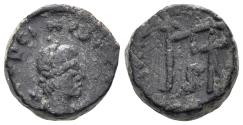 Ancient Coins - Marcian. 450-457 AD. AE Nummus (1.86g, 10mm). Constantinople mint. RIC 545
