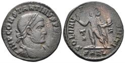 Ancient Coins - Constantine I 'the Great'. 307-337 AD. AE Follis (3.29g, 20mm). Arelate mint. Struck 315/6 AD. RIC 80