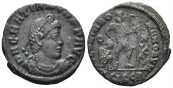 Ancient Coins - Gratian. 367-383 AD. AE3 (2.21g, 17mm). Siscia mint. Struck 367-375 AD. LRBC -