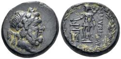 Ancient Coins - Lydia, Blaundos. 2nd-1st centuries BC. AE 19mm (8.57g). BMC 20