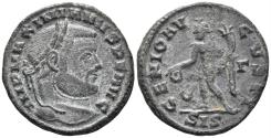 Ancient Coins - Maximianus Herculius. 286-305 AD. AE Follis (7.00g, 24mm). Siscia mint. Struck 309/10 AD. RIC 198a