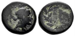 Ancient Coins - Lydia, Sardeis, 2nd-1st century BC. AE 15mm (4.72 gm). SNG Copenhagen 470-482