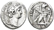 Ancient Coins - Seleucis and Pieria, Antioch. Nero. 54-68 AD. AR Tetradrachm (14.78g, 24mm). Dated RY 10 (63/4 AD). RPC I 4190
