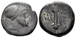 Ancient Coins - Pontos, Amisos. Time of Mithradates VI Eupator. Circa 120-63 BC. AE 21mm (7.15g). Irregular imitative issue. Cf. SNG BMC Black Sea 1147