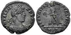 Ancient Coins - Valens. 364-378 AD. AE3 (2.54g, 17mm). Rome mint. Struck 367-75 AD. RIC 28 (a)