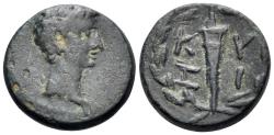 Ancient Coins - Mysia, Kyzikos. Augustus. 27 BC-14 AD. AE 14mm (3.15g). RPC I 2244