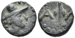 Ancient Coins - Southern Gaul. Massalia. Circa 1st century BC. AE 13mm (2.73g). Maurel p. 145, n. 235