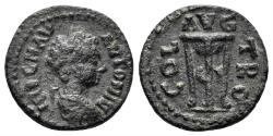 Ancient Coins - Troas, Alexandria Troas. Caracalla. 193-217 AD. AE 15mm (1.76 gm). Bellinger 265