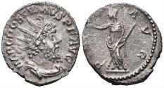 Ancient Coins - Postumus. 260-269 AD. AR Antoninianus (3.37g, 21mm). Colonia Agrippinensis mint. Struck 268 AD. RIC 318