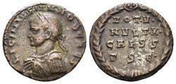 Ancient Coins - Licinius II, Caesar. 317-324 AD. AE Follis (2.87g, 19mm). Thessalonica mint. Struck 318/9 AD. RIC 42