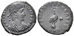 Ancient Coins - Constantius II. 337-361 AD. AE Half Centenionalis (3.57g, 18mm). Cyzicus mint. Struck 346-50 AD. LRBC 2483