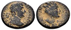 Ancient Coins - Seleucis and Pieria. Antioch. Hadrian. 117-138 AD. AE Trichalkon (4.69 gm, 18mm). RPC III 3726